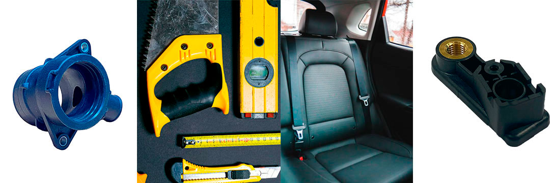 Imagen destacada Inyección con inserto Piezas con inserto metálico